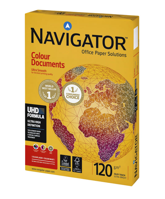 Kopieerpapier Navigator Colour Doc A4 120gr Wit