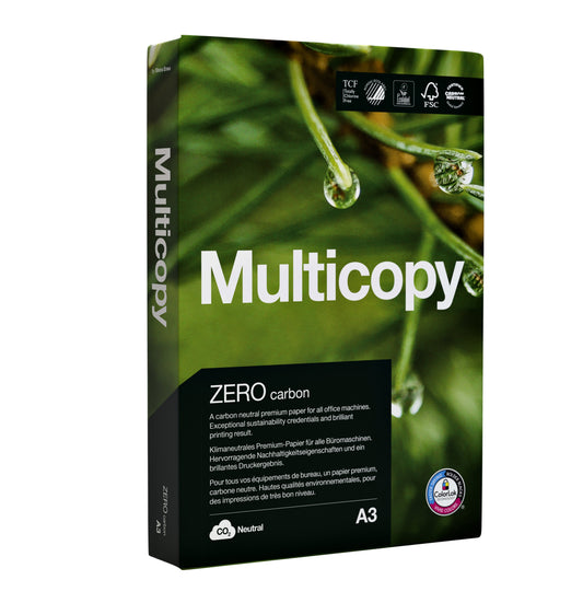 Kopieerpapier Multicopy Zero 80g A3 Wit