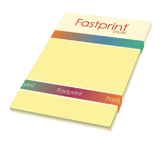 Fastprint A4 80gr 5 Pastelkleuren kopieerpapier