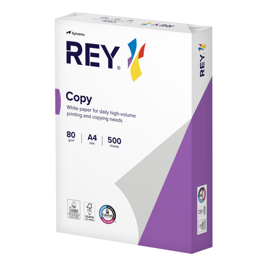 Rey Copy A4 80g Wit voor Dagelijks Gebruik met ColorLok