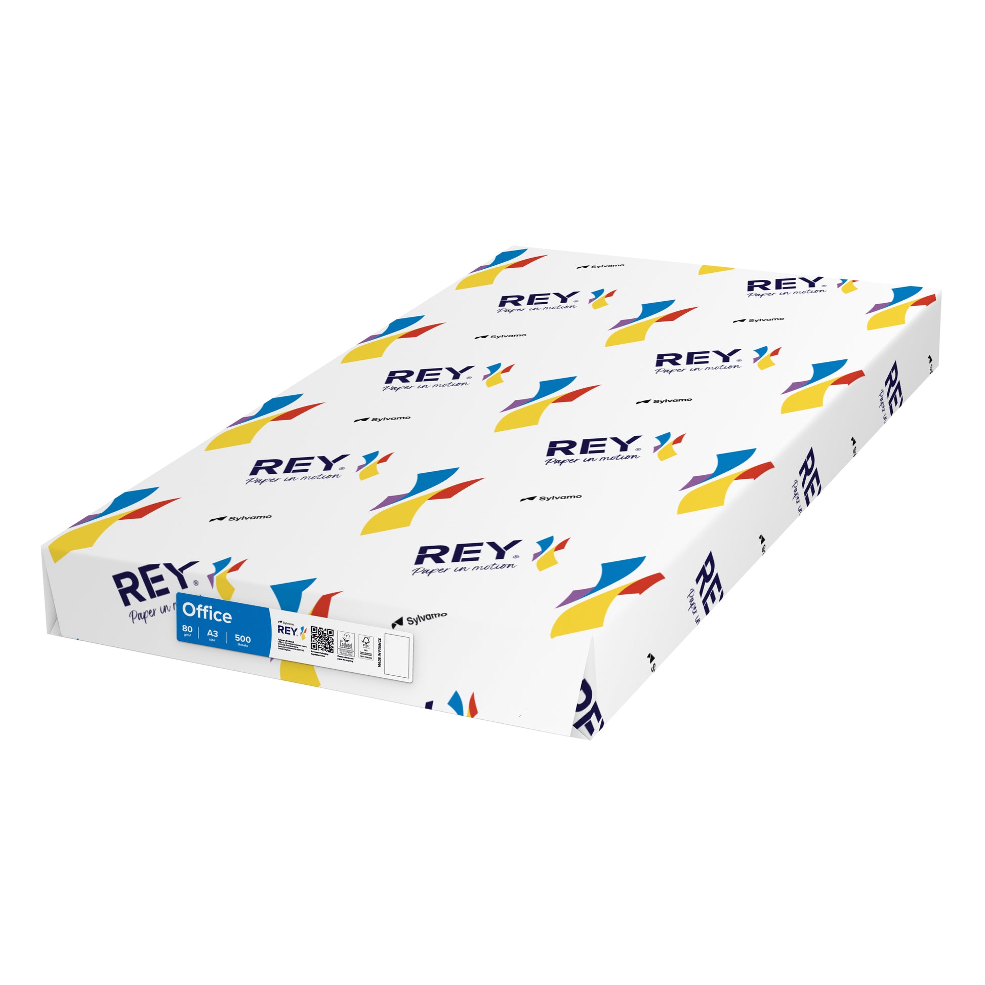Kopieerpapier Rey Office A3 80g Wit