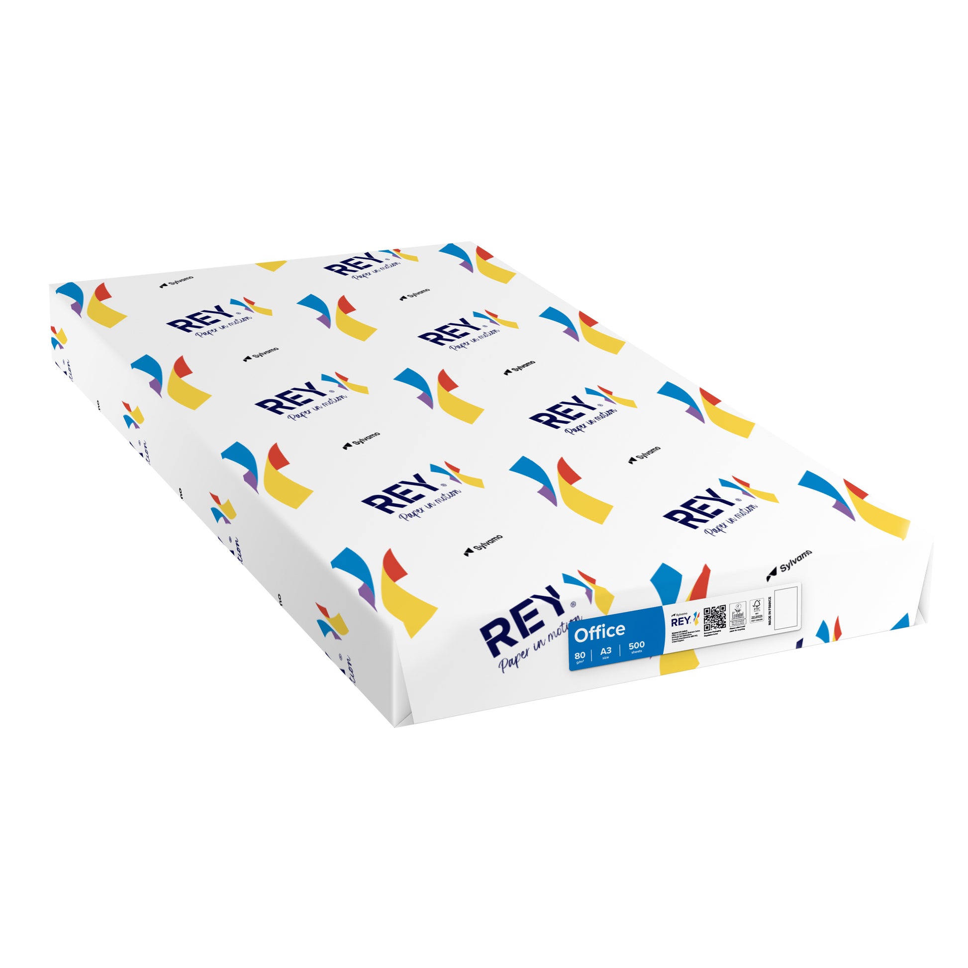 Kopieerpapier Rey Office A3 80g Wit - 2