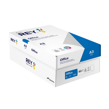 Kopieerpapier Rey Office A3 80g Wit - 3