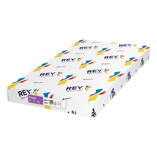 Kopieerpapier Rey Copy A3 80g Wit