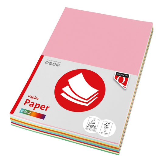 Kopieerpapier Quantore Col A4 80g 10 kleuren