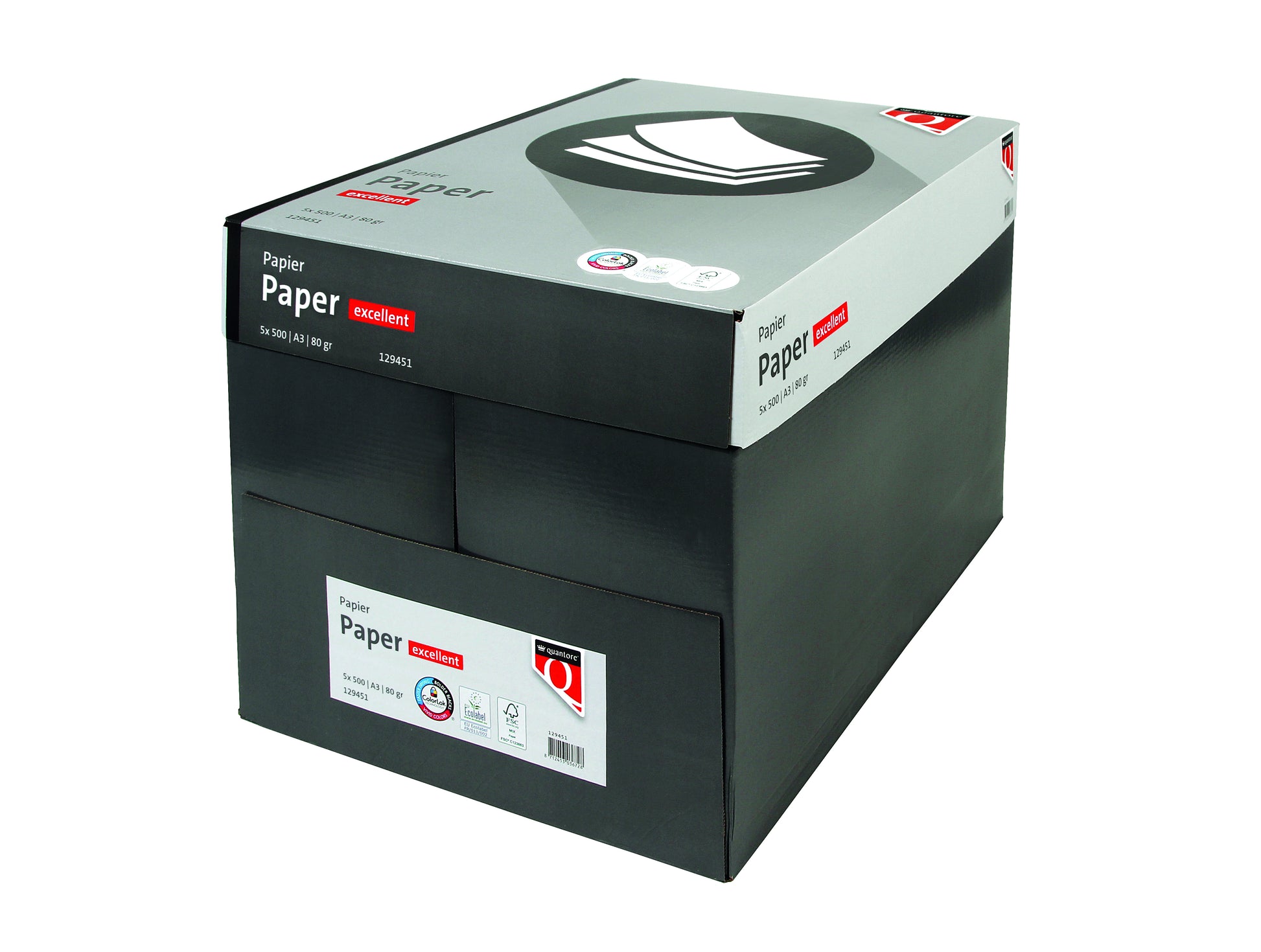Kopieerpapier Quantore Excellent A3 80g met ColorLok en FSC - 3
