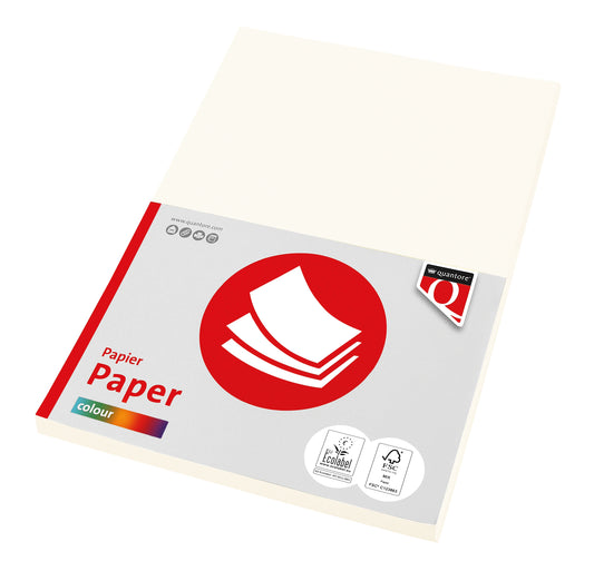 Kopieerpapier Quantore Col-100 A4 80gr roomwit
