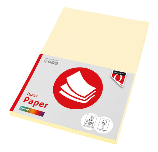 Kopieerpapier Quantore Col-50 A4 160gr ivoor