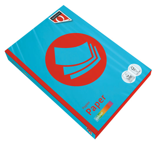 Kopieerpapier Quantore Colour A3 120 g azuurblauw