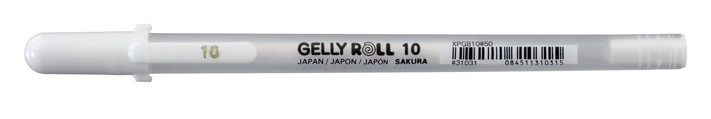 Sakura Gelly Roll Basic 0,5mm Gelpen Wit voor donker papier