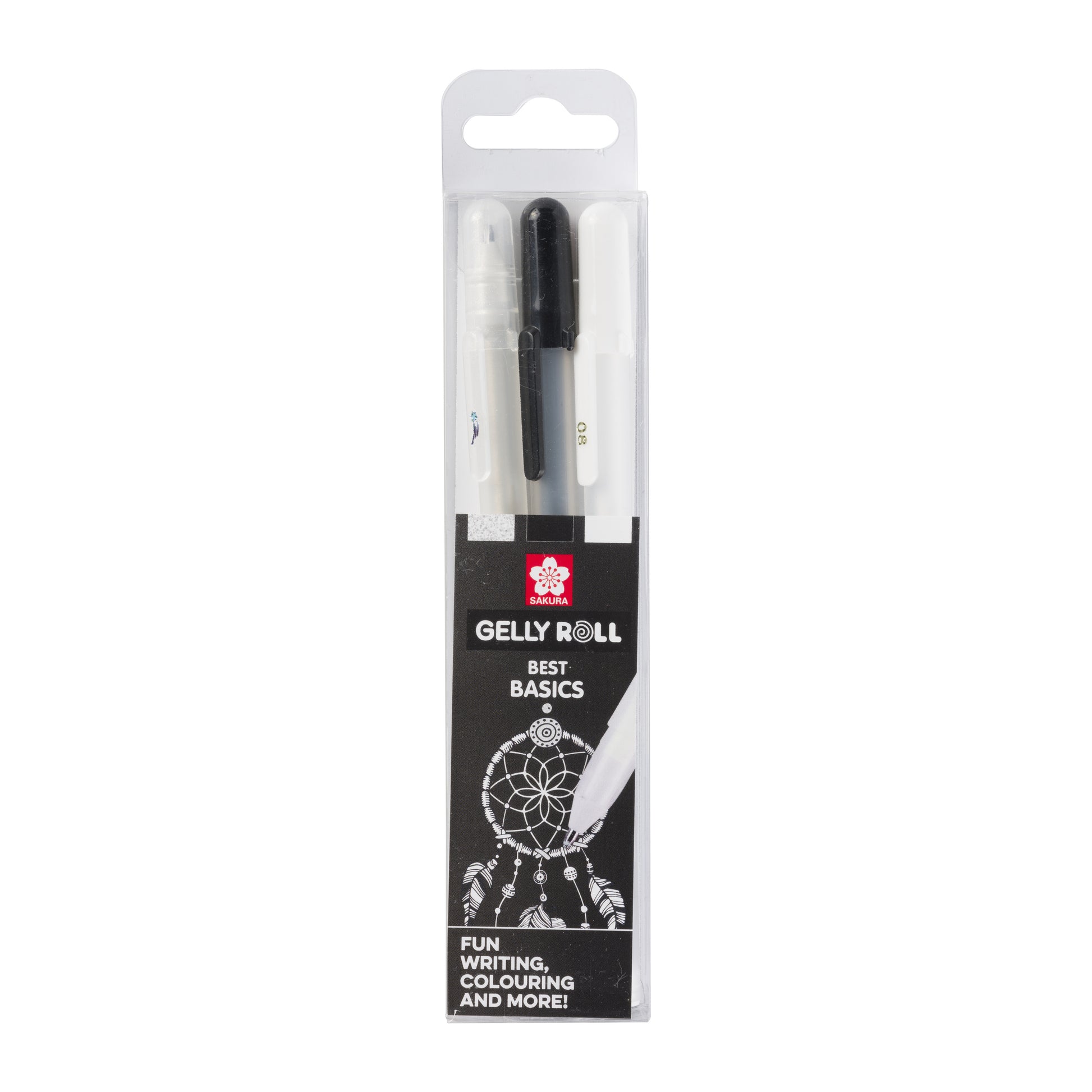 Gelschrijver Sakura Gelly Roll Basics Set, Zwart Wit en Stardust - 2