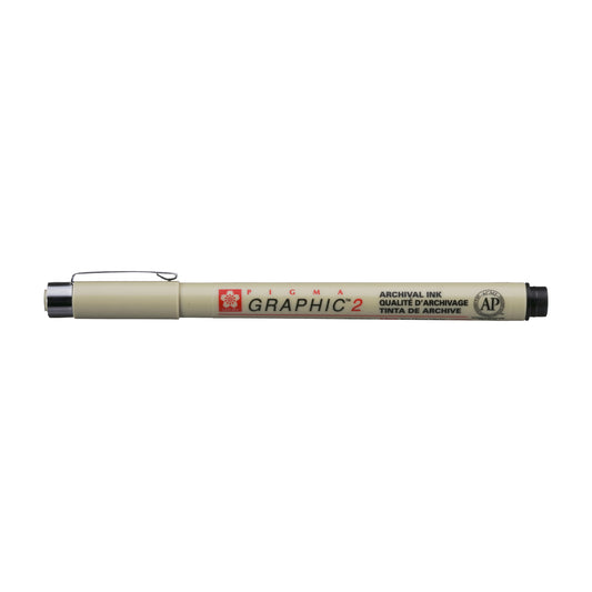 Sakura Pigma Graphic Marker 2mm zwart