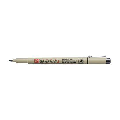 Sakura Pigma Graphic Marker 2mm zwart - 2