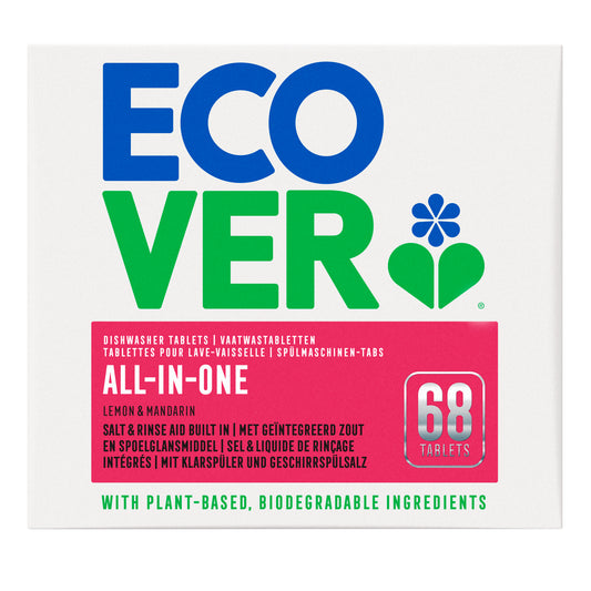 Vaatwastabletten Ecover All-In-One 68 stuks