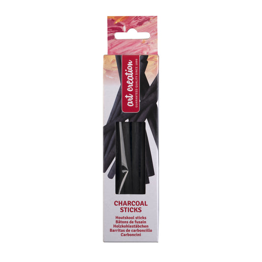 Talens Art Creation Houtskool Sticks, Set van 10