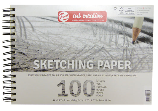 Schets Papiertje Talens Art Creation A4, 90 g/m², 100 Vel