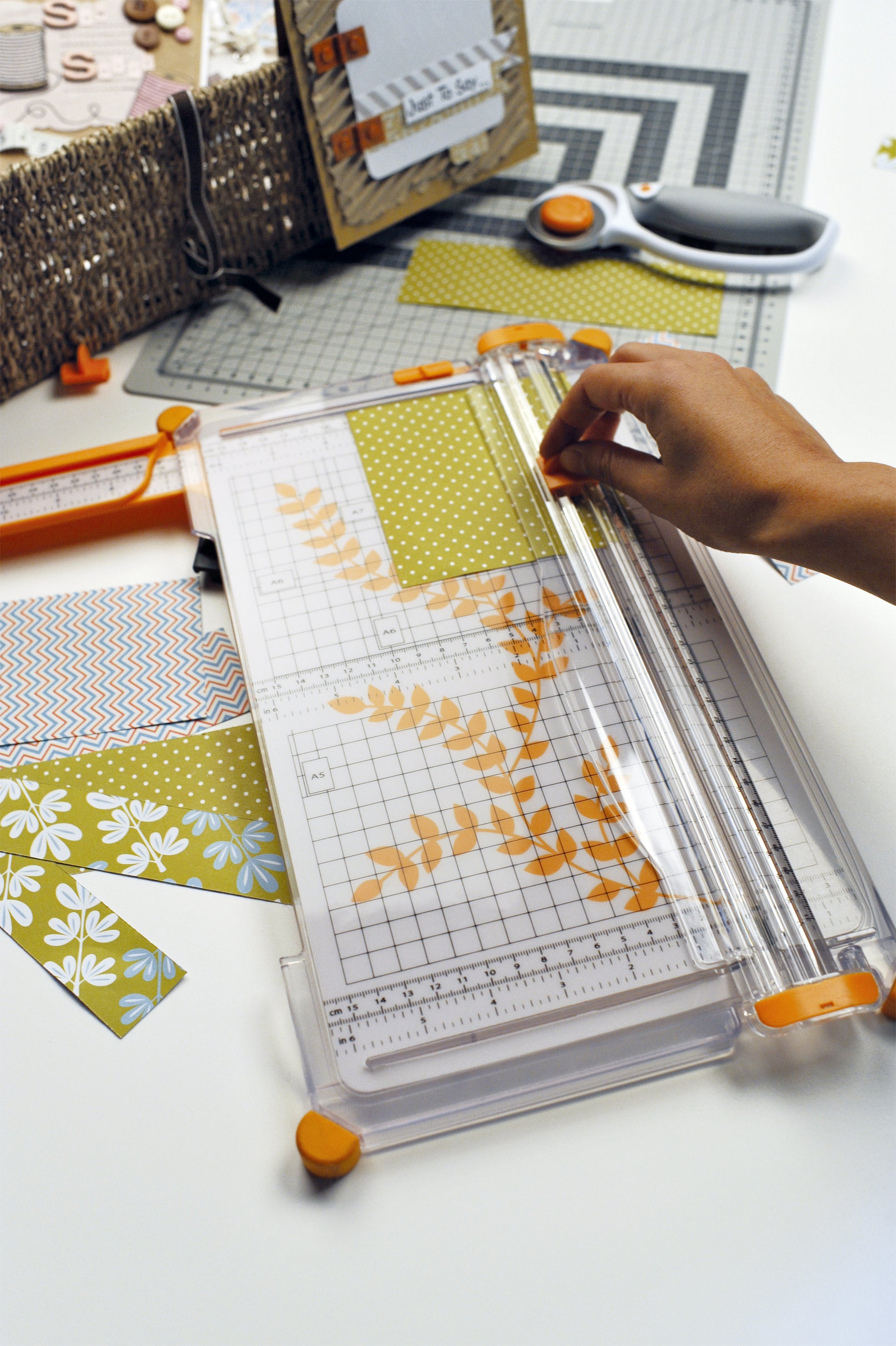 Fiskars draagbare A4+ rolsnijmachine met Triple Track systeem - 3