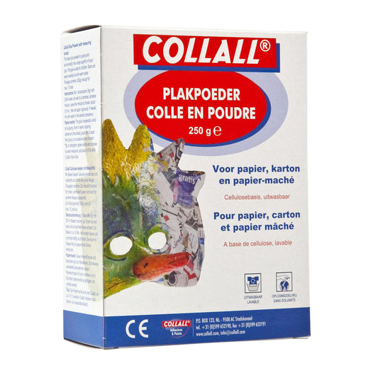 Collall Plakpoeder 250g voor grote lijmvolumes