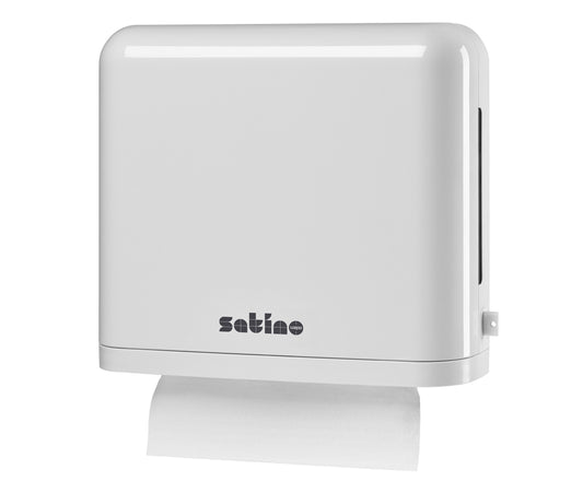 Satino PT2 handdoekdispenser klein wit