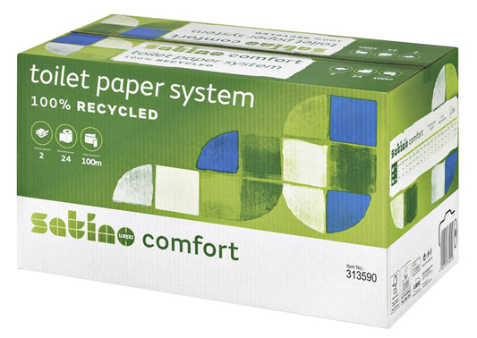 Toiletpapier Satino Comfort JT3 2-laags 724 vel wit