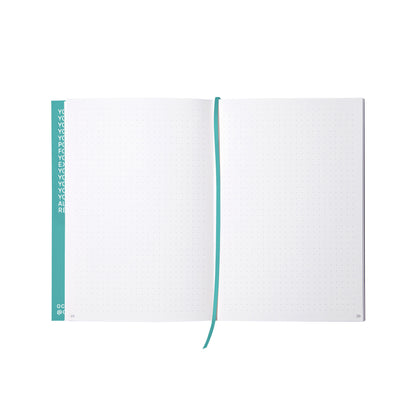 Doubts Notitieboek A5 135x200mm dots blauw - 3
