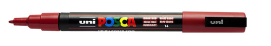 Posca PC3M Filtstift Donkerrood