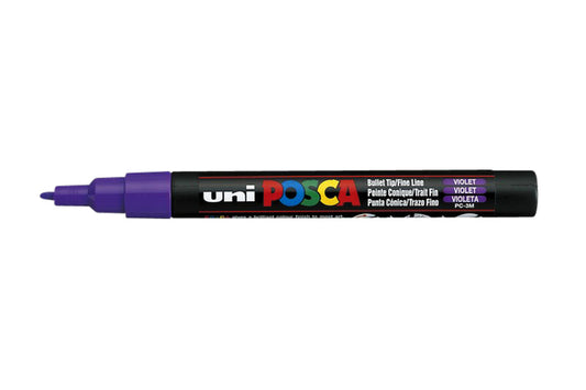 Verfstift Posca PC3M F paars