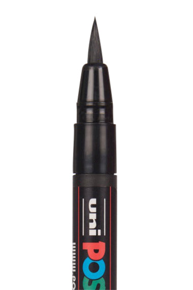 Posca PCF350 Brushverfstift 1-10mm rood