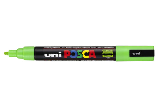 Posca PC5M Viltstift appelgroen, waterverf, dekkend en reukloos