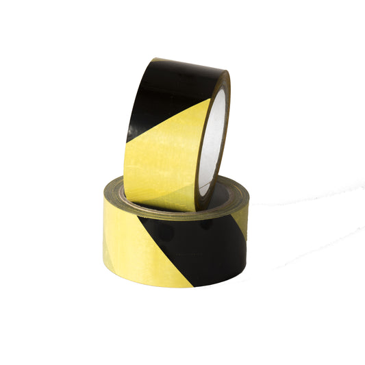 Waarschuwingslint IEZZY 50mmx66m Zwart/Geel