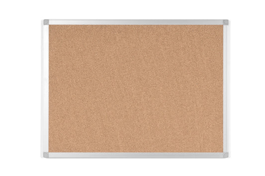 Quantore kurk prikbord 60x45cm met zelfhelend kurk en aluminium omlijsting