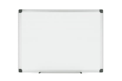 Quantore Emaille Whiteboard 60x45cm met Aluminium Omlijsting
