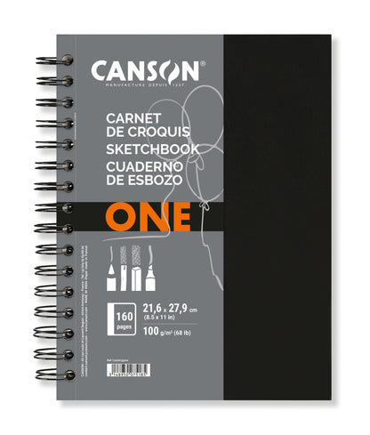 Canson Art 216x279 mm Tekenboek 80 vellen 100 g/m²