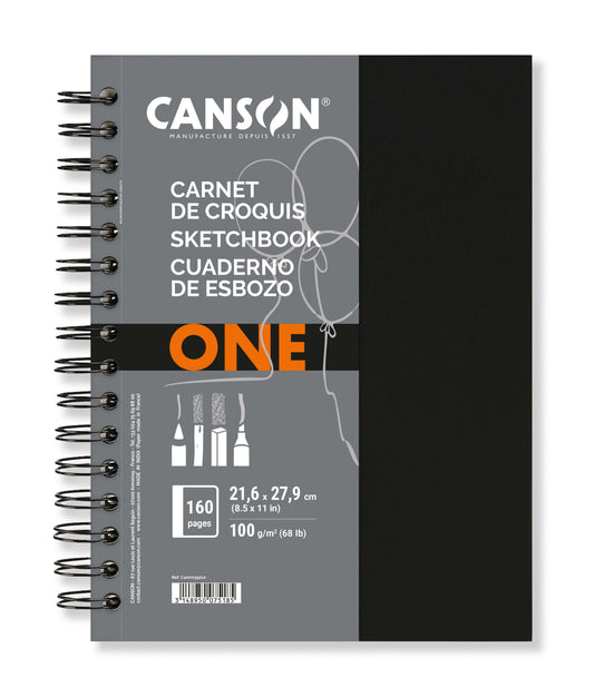 Canson Art 216x279 mm Tekenboek 80 vellen 100 g/m²