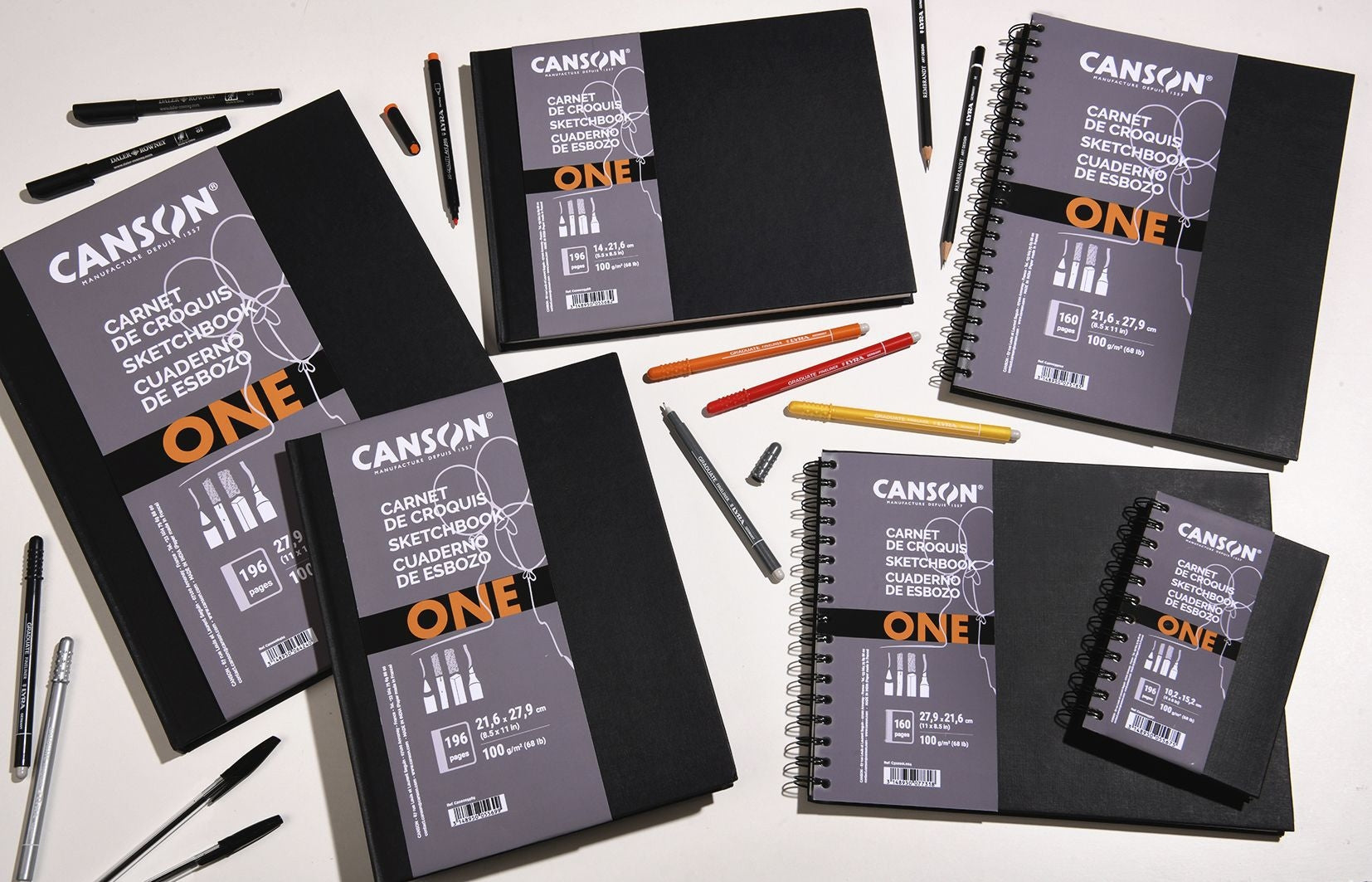 Canson Art 216x279 mm Tekenboek 80 vellen 100 g/m² - 2