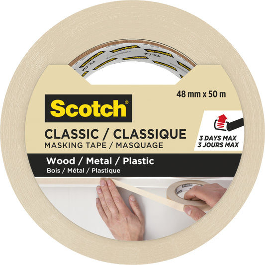Scotch Classic Afplaktape 48mmx50m Beige