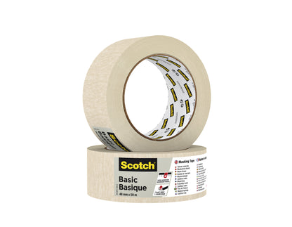 Afplaktape Scotch Basic 48mm x 50m, Beige - 4