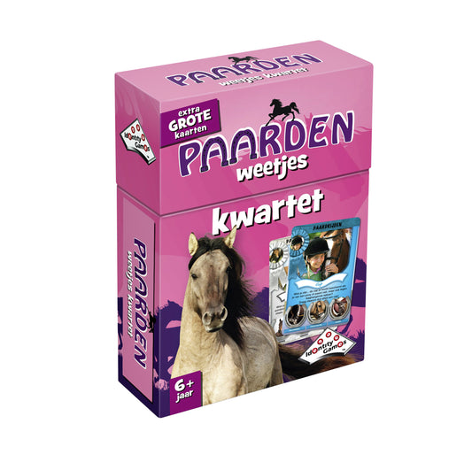 Paarden Kwartet Kaarten met Weetjes