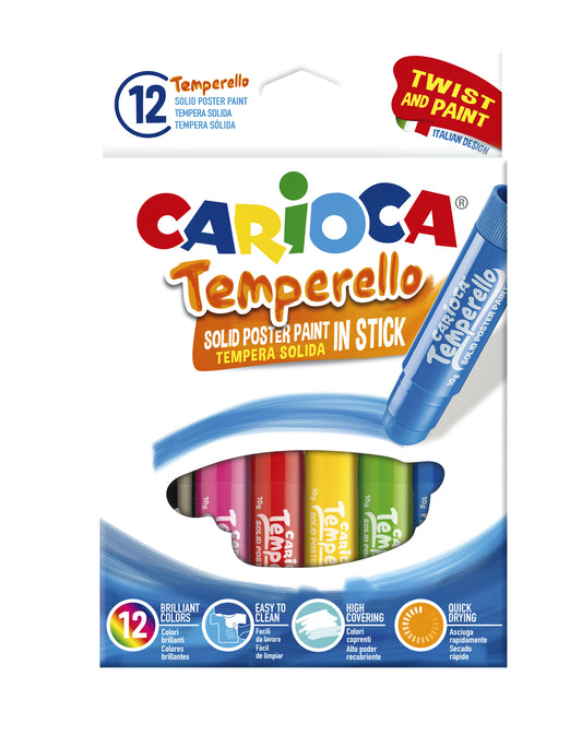 Carioca Tempera Plakkaatverf Assorti zonder Kwast