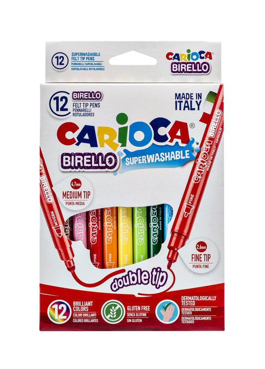 Carioca Birello Dubbelpunter Assorti 12 stuks