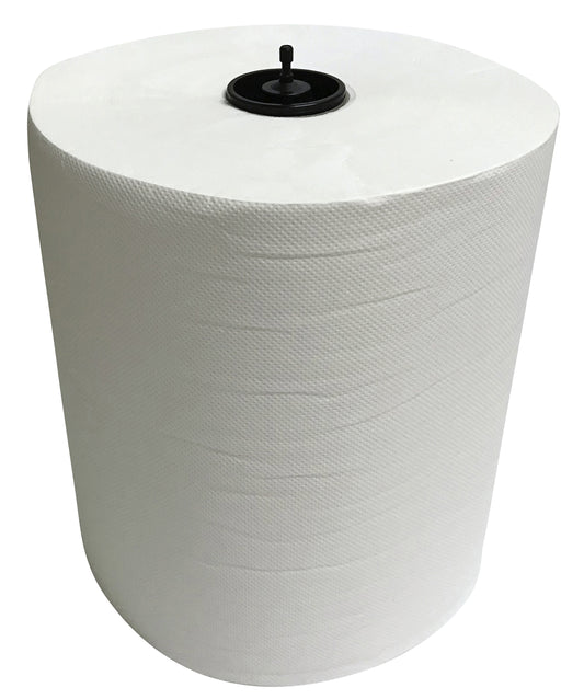 Handdoekrol Matic 2-laags wit 150m