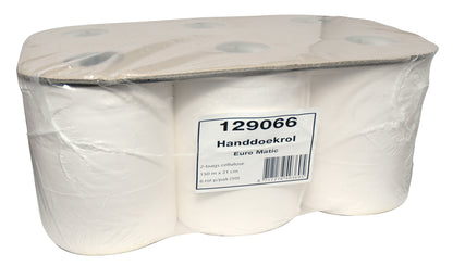 Handdoekrol Matic 2-laags wit 150m - 2
