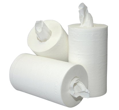 Poetspapier Mini 2-laags cellulose wit 80 meter