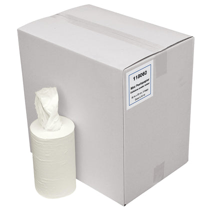 Poetspapier Mini 2-laags cellulose wit 80 meter - 2