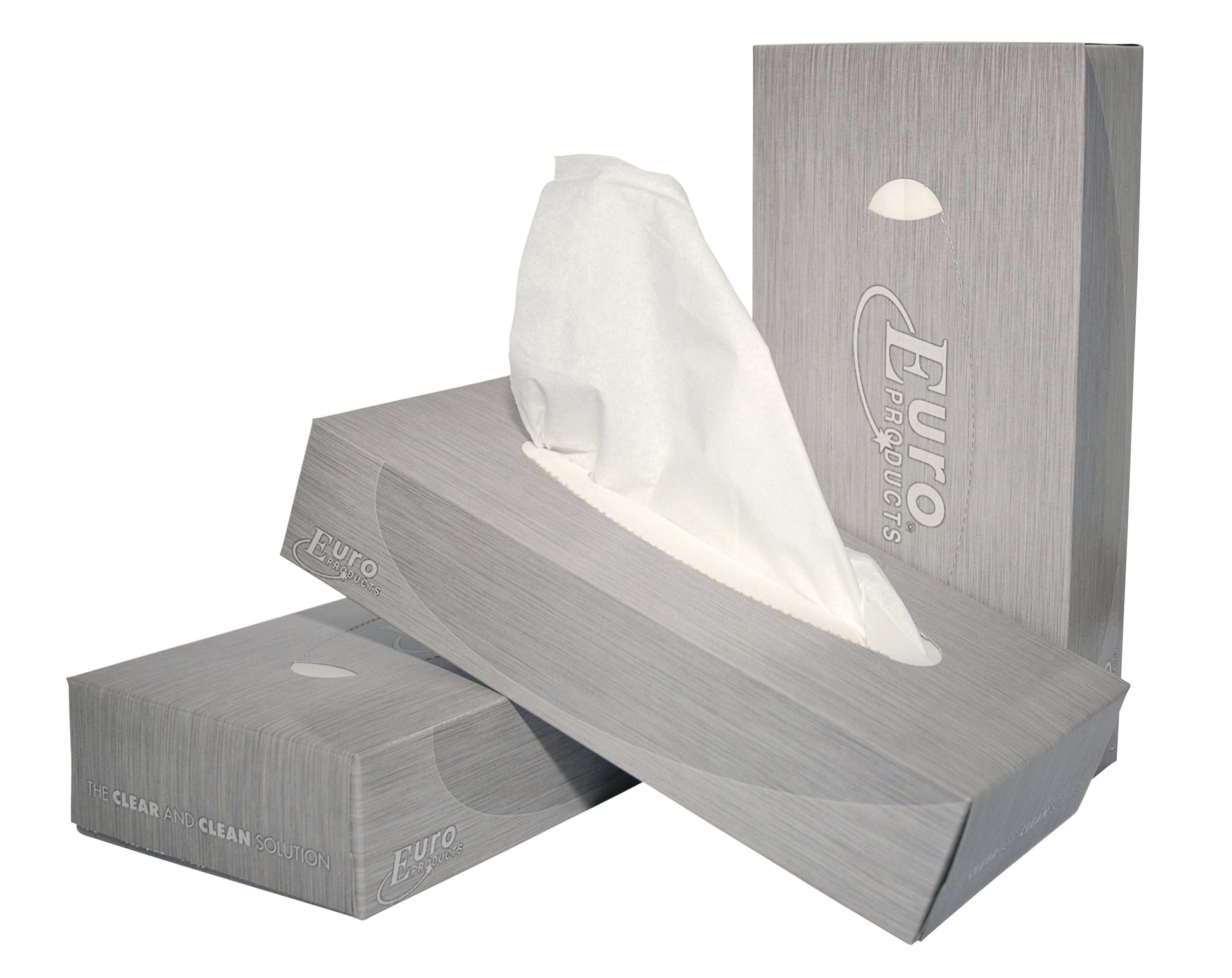 Facial tissues Euro Products 2-laags wit 100 stuks