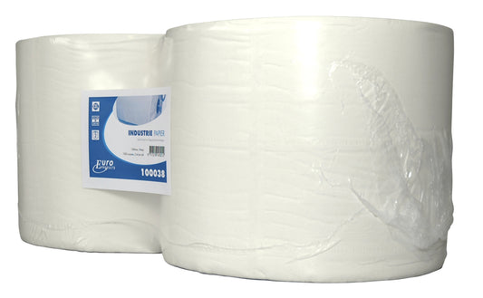 Poetspapier Midi 1-laags gerecycled wit 300 meter