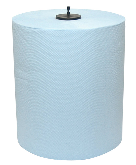 Matic 2-laags blauwe handdoekrol, 150 m