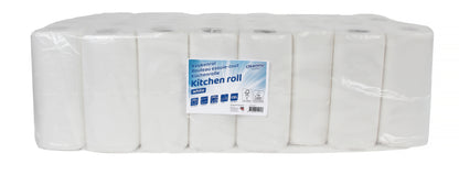 Keukenrol 2-laags Wit 50 Vel (22x23cm) 16 Pak