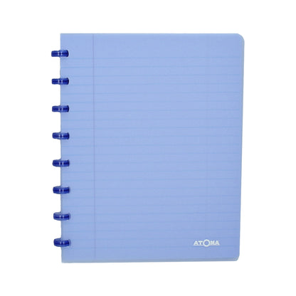 Atoma A5 gelinieerd schrift, 144 pagina's, 90 g/m², transparante kaft - 3