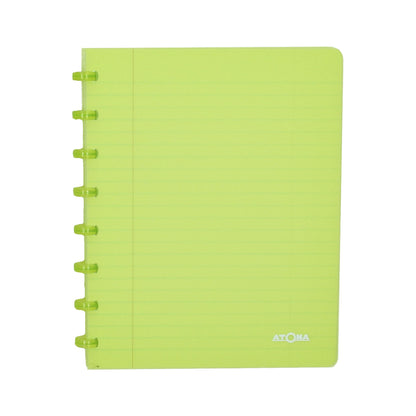 Atoma A5 gelinieerd schrift, 144 pagina's, 90 g/m², transparante kaft - 5